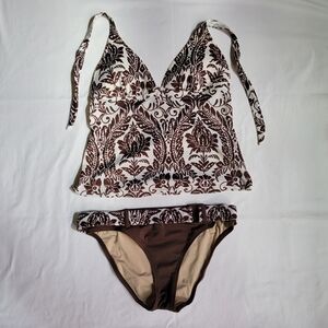 Victoria's Secret Brown and White Bikini